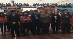 Khai mạc Giải Bóng chuyền Truyền thống Tuổi trẻ huyện Triệu Phong năm 2018