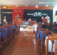 Đoàn cơ sở xã Triệu Phước tổ chức Hội nghị học tập, quán triệt Nghị quyết lần thứ chín Ban Chấp hành Trung ương Đảng (khóa XI)