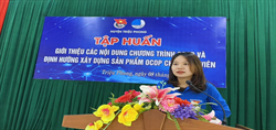  Huyện Đoàn – Hội LHTN Việt Nam huyện Triệu Phong Tổ chức Tập huấn Giới thiệu các nội dung chương trình OCOP và định hướng xây dựng sản phẩm OCOP cho đoàn viên.