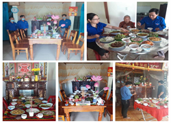 Triệu Phong: Tổ chức chương trình “Bữa cơm gia đình - Ấm tình lòng mẹ” tại nhà các Mẹ Việt Nam anh hùng trên địa bàn huyện